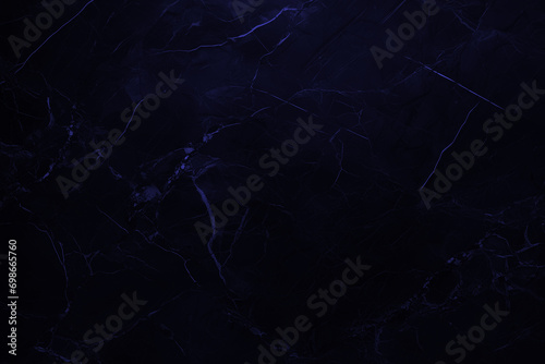 Dark blue marble banner abstract stone background. Texture of the stone. Close-up. Navy rock grunge backdrop with copy space