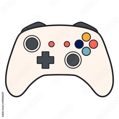 Console Gamepad Illustration