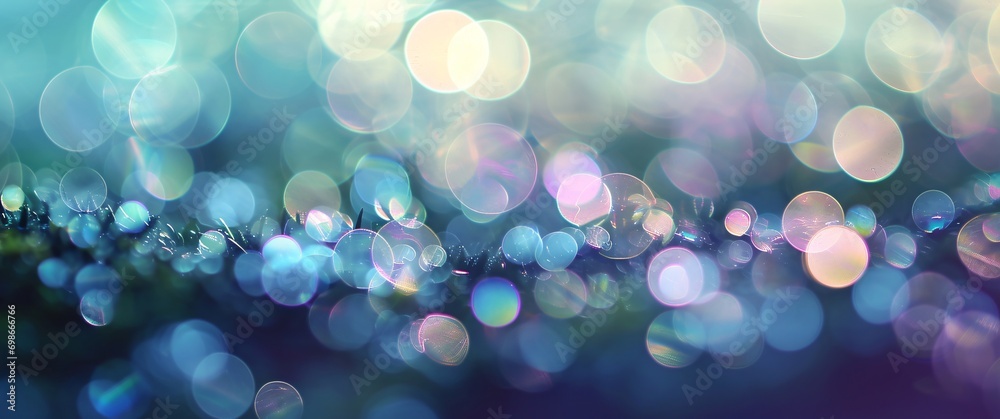 A vibrant blue and purple blurry background with a hint of green