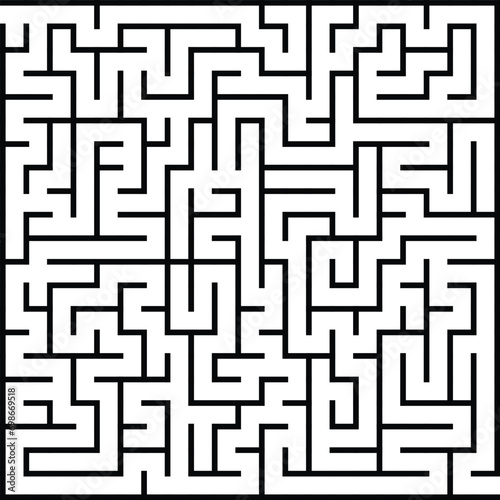 Kids riddle, maze puzzle, labyrinth vector illustration
