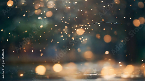A spellbinding bokeh background with ethereal lights and surreal elements.