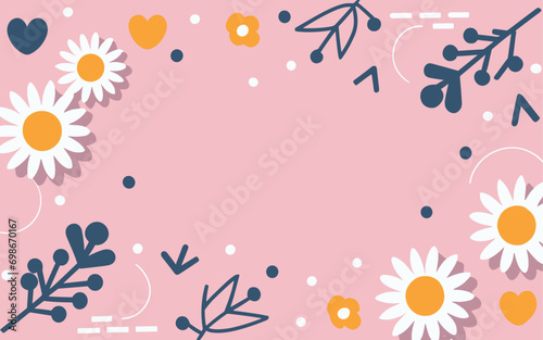 Valentine s day  women s day  spring abstract background poster with copy space. Good for postcards  email header  wallpaper  banner  events  covers  advertising  and more.