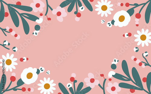 Valentine's day, women's day, spring abstract background poster with copy space. Good for postcards, email header, wallpaper, banner, events, covers, advertising, and more.