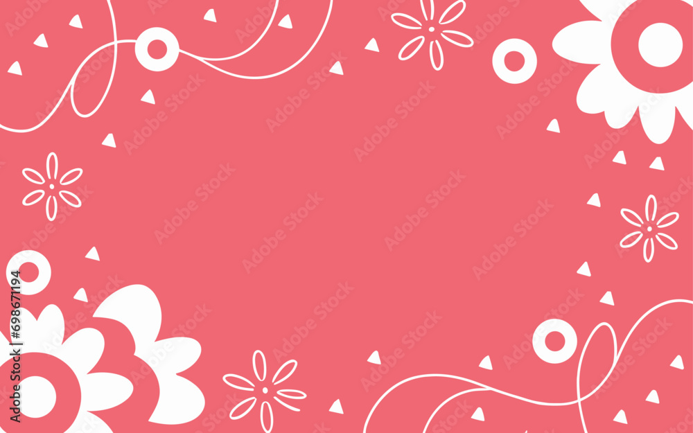 Valentine's day, women's day, spring abstract background poster with copy space. Good for postcards, email header, wallpaper, banner, events, covers, advertising, and more.