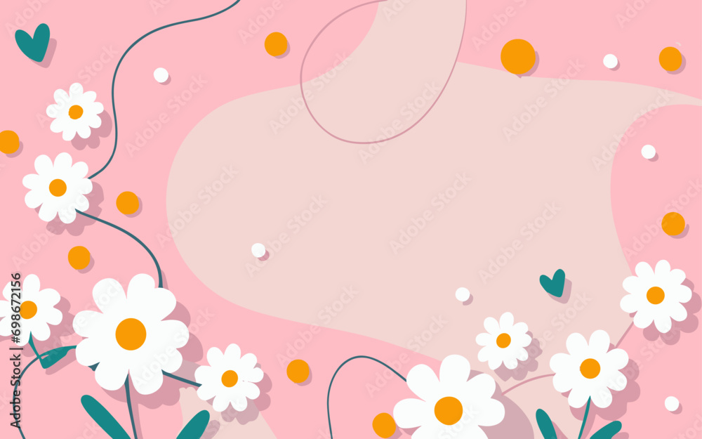 Valentine's day, women's day, spring abstract background poster with copy space. Good for postcards, email header, wallpaper, banner, events, covers, advertising, and more. Valentine's day, women's day, spring abstract background poster with copy space. Good for postcards, email header, wallpaper, banner, events, covers, advertising, and more.