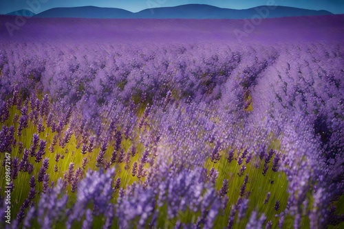 lavender field at sunset