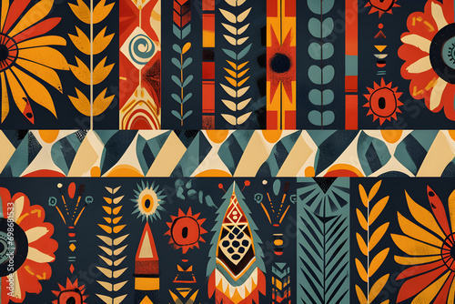 simple south african pattern design