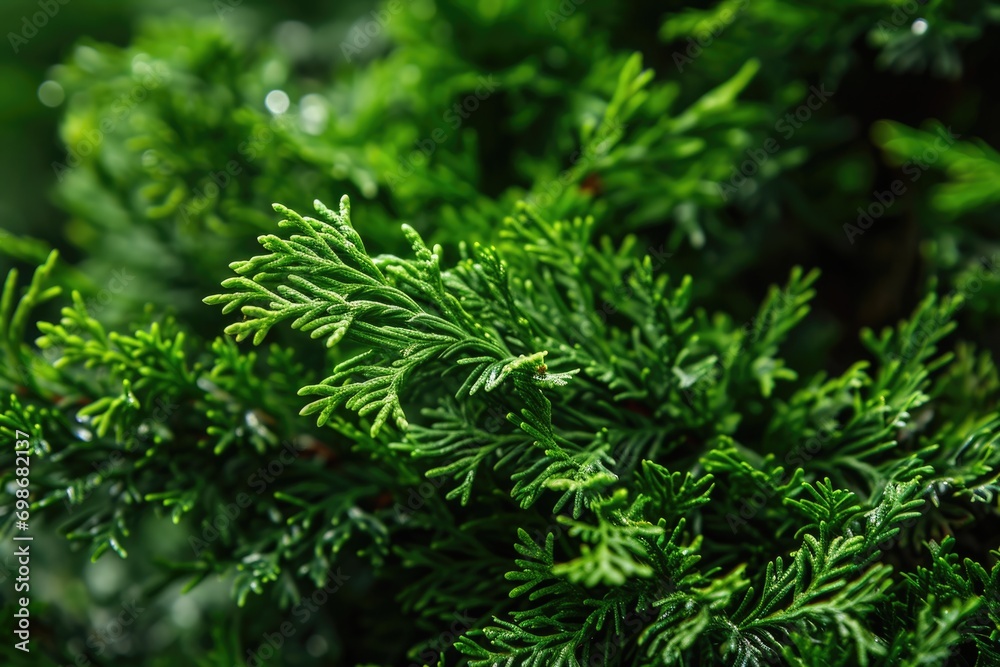 Vibrant Oriental Arborvitae Foliage: Close-Up Leaf Texture for Botanical Design and Backdrop Patterns Vibrant Oriental Arborvitae Foliage: Close-Up Leaf Texture for Botanical Design and Backdrop Patterns