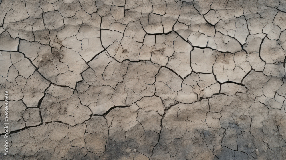 Dry land ground crack background and texture top view Dry land ground crack background and texture top view