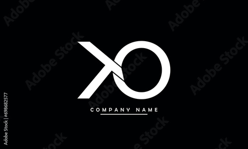 KO, OK, K, O Abstract Letters Logo Monogram