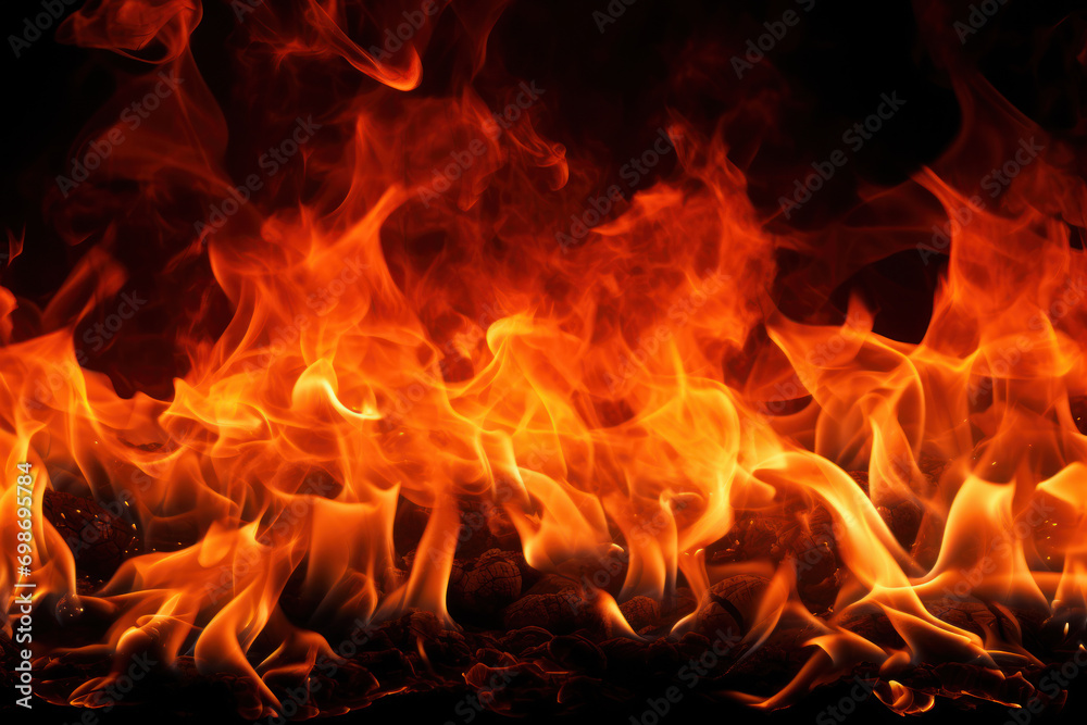 Dynamic Flames Contrast on Black Dynamic Flames Contrast on Black