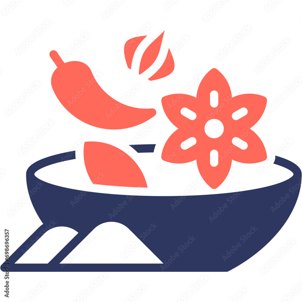 Fototapeta premium Spices Icon