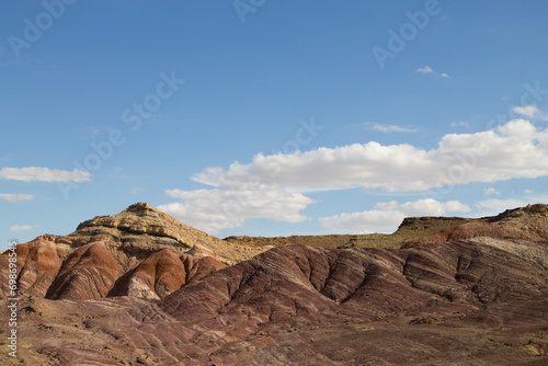 Desertic hills landscape  Mangystau region  Kazakhstan