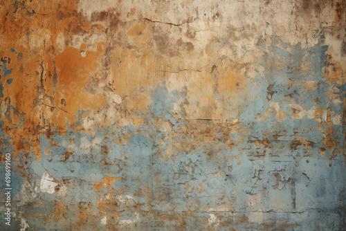 Vintage Peeling Paint Wall © LaurieCu
