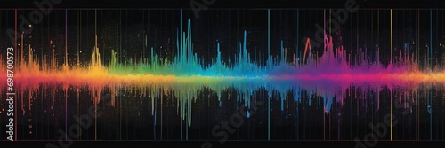 Abstract background with equalizer