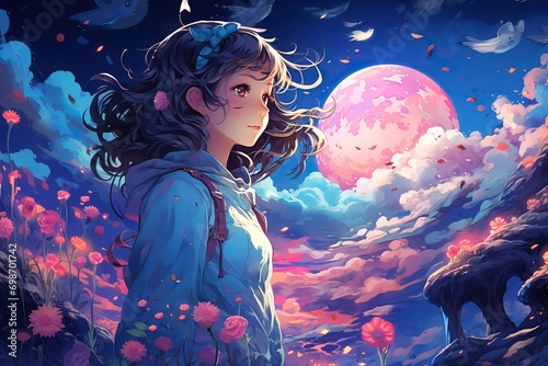 A girl illustrator who combines the magic of Japanese mythology with the excitement of youth. Generation Ai