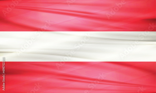 Illustration of Austria Flag and Editable vector Austria Country Flag