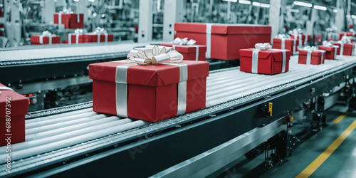 Christmas gift production, ...