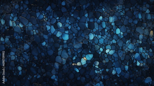 Fototapeta Naklejka Na Ścianę i Meble -  blue stained glass shiny abstract background.