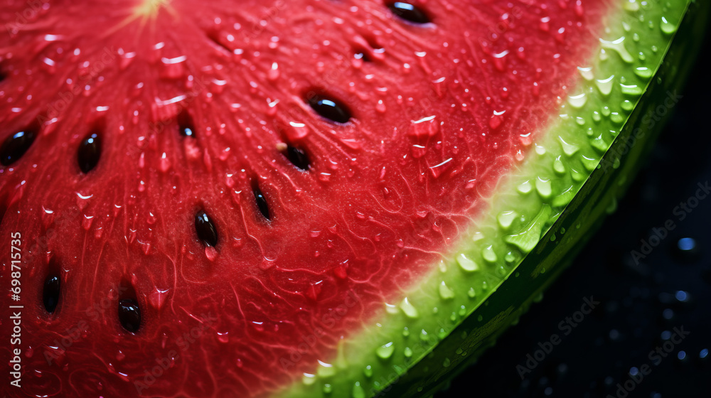 sliced pieces of ripe watermelon close up sliced pieces of ripe watermelon close up