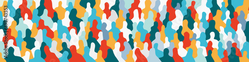 internet people social network abstract vector illustration