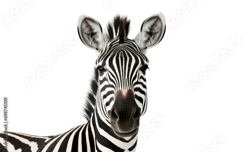 Zebra Elegant On Isolated Background © Kiran