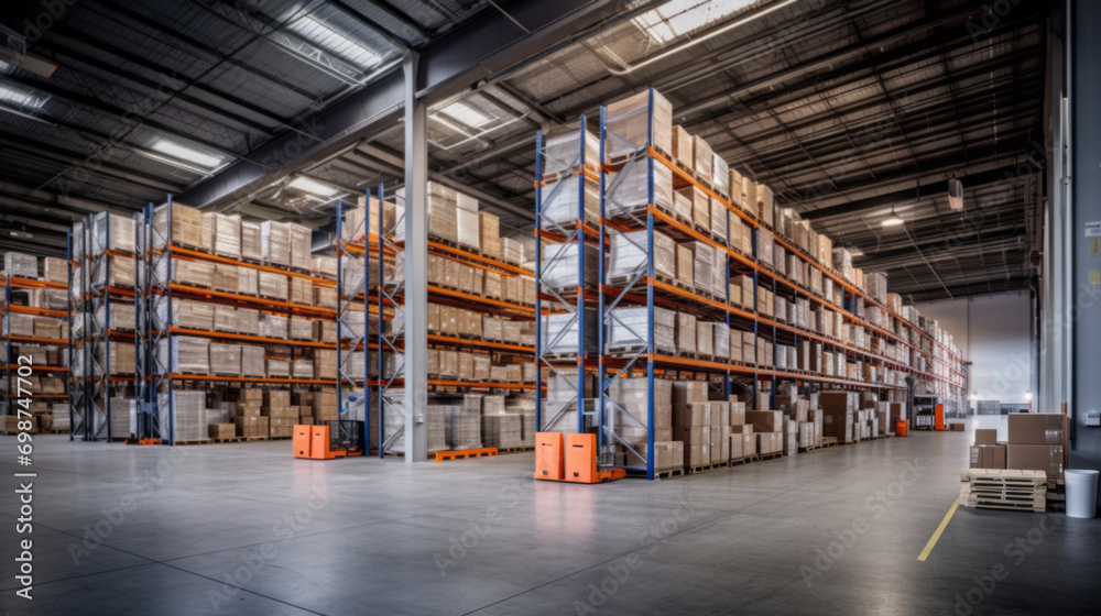 It is a warehouse of a large-scale shopping center It is a warehouse of a large-scale shopping center