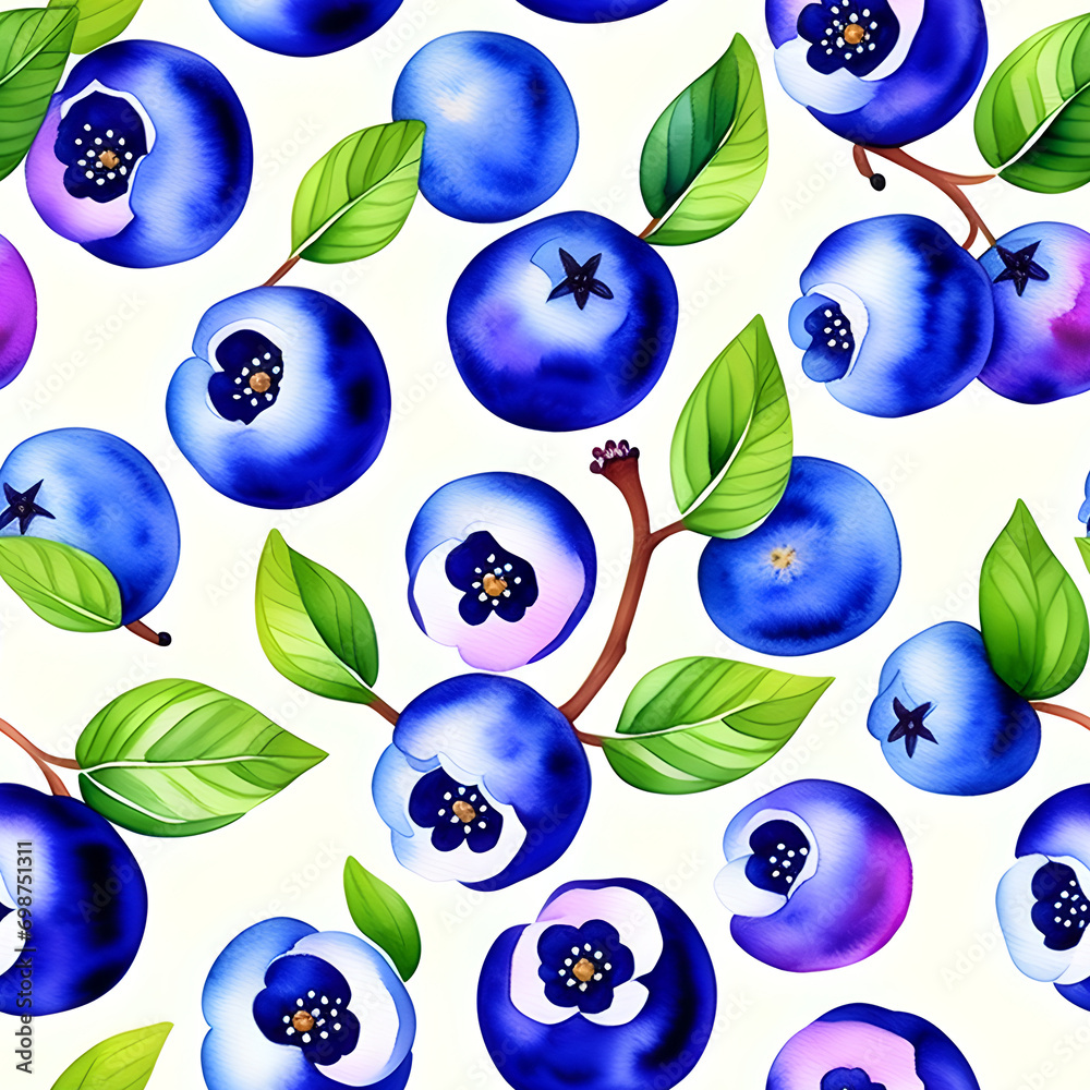 background with blueberries