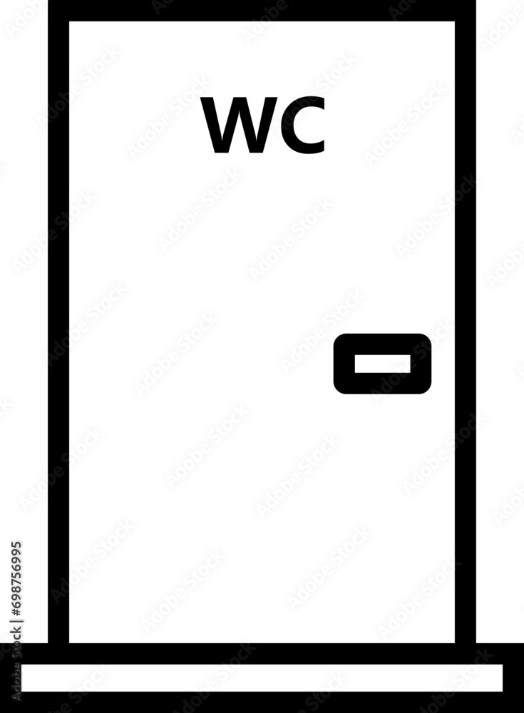 Toilet door Toilet door