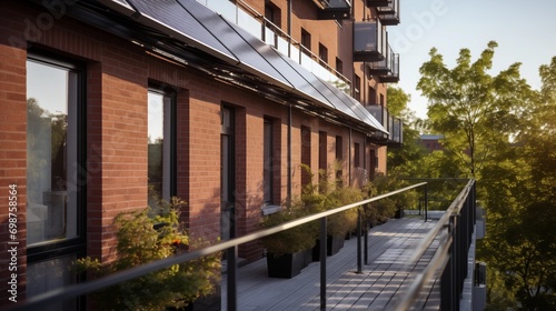 Balkonkraftwerk für Solarenergie, Nachhaltiges, energieeffizientes und smartes Wohnen © GreenOptix
