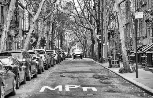 Streets of Midtown Manhattan in winter - New York City