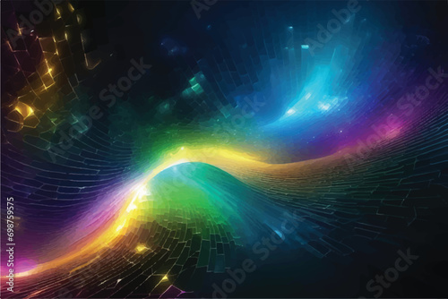 Abstract art background. Rainbow Abstract art. Abstract rainbow light wave futuristic background. Rainbow Colored Abstract art. Futuristic Abstract Background.