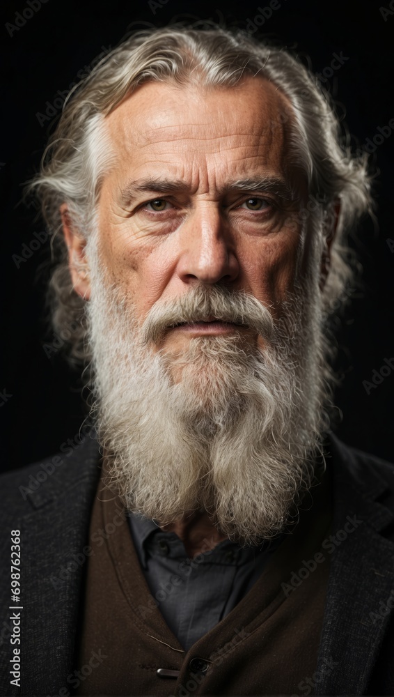 portrait of a senior person portrait of a senior person