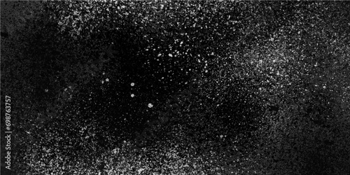 Black aquarelle painted galaxy view splatter splashes spit on wall.wall background watercolor on water ink splash paint,backdrop surface.spray paint vivid textured. © mr Vector