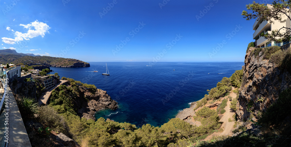 View from Hotel Jumeirah to Port de Soller