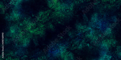 abstract green background. green, blue grunge texture. background with wall cement. old vintage blue, green background with distressed texture and grunge design © Aquarium