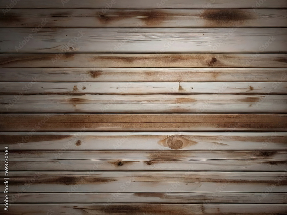 Fototapeta premium brown and white wood wall wooden plank board texture background
