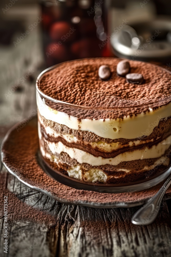 Photo of tiramisu dessert. Photographing desserts for restaurant and cafe menus. Food Photography Photo of tiramisu dessert. Photographing desserts for restaurant and cafe menus. Food Photography