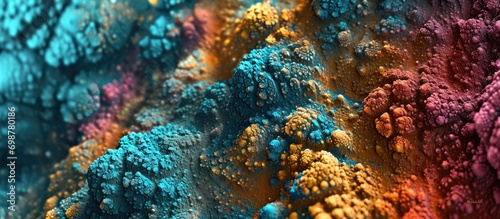 Abstract texture resembling microorganisms.
