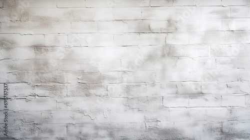 Old white grunge wall texture. Abstract background for design with copy space. Loft style. Abstract texture stained stucco, old White brick wall background Horizontal textures in the room, wallpapers.