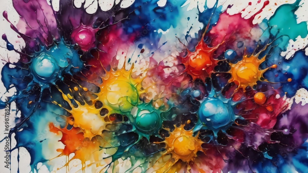 abstract watercolor background with texture Created with generative Ai technology