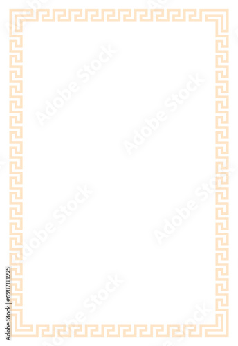 Frame for your text or photo vintage frame with ornament vector illustration