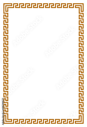 Frame for your text or photo vintage frame with ornament vector illustration