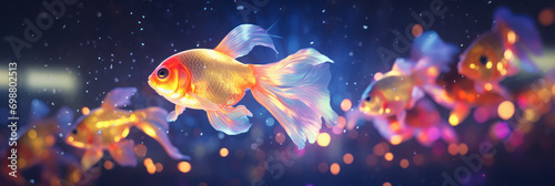 goldfish in the cosmic water © Mik Saar