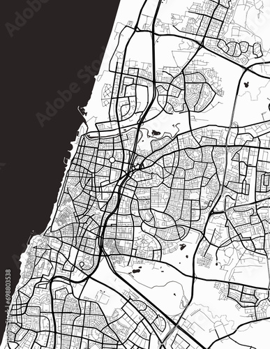 Tel Aviv Israel City Map