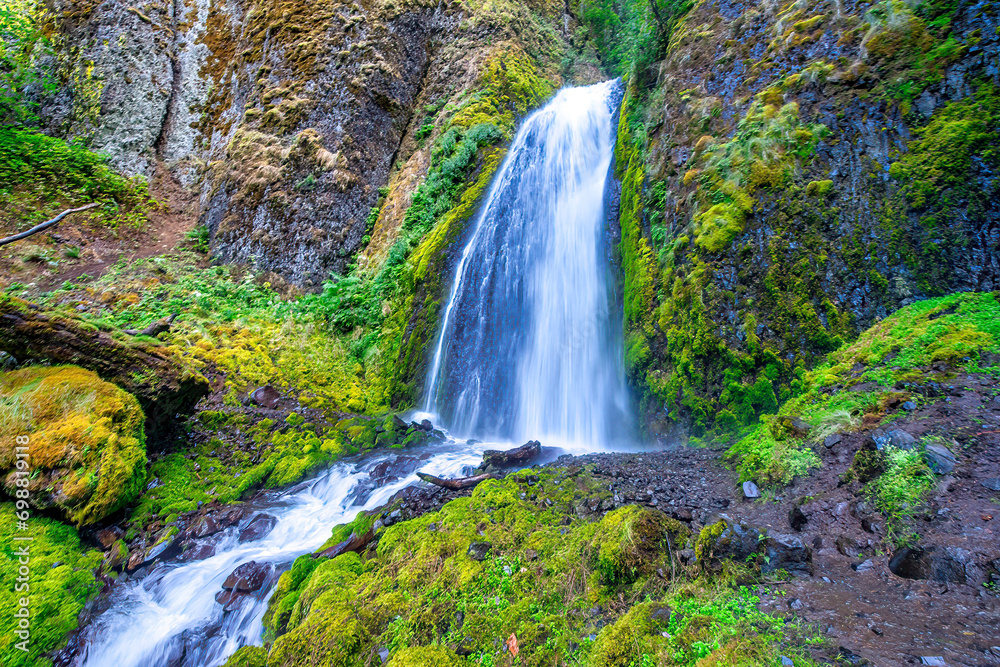 Wahkeena Falls, Columbia RIver Gorge - Oregon