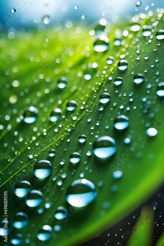 Close-up of Droplets on a Window, Capture the beauty of raindrops or dew on a windowpane, background image, generative AI