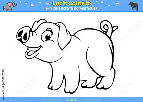 Lets color it Pig