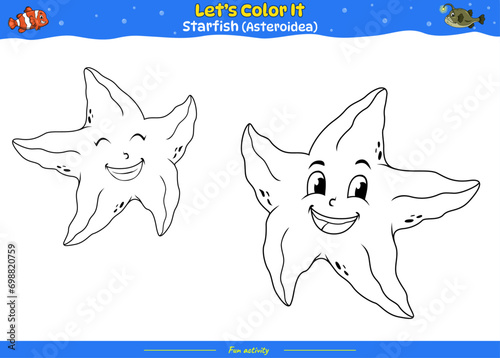 Lets color it Starfish