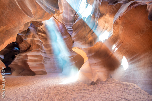 Upper Antelope Canyon in the Navajo Reservation near Page, Arizona